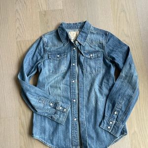 Girls denim shirt